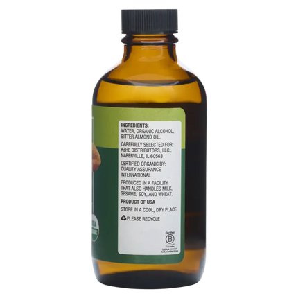 Almond Extract 4 Fl. Oz. (Pure & Organic)-Extract-AlchePharma