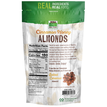 Almonds, Cinnamon Honey-Natural Foods-AlchePharma