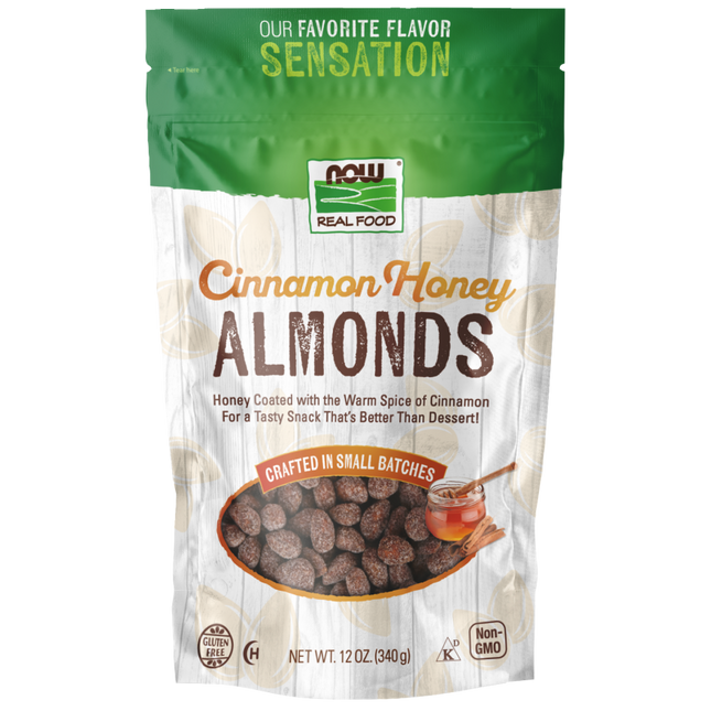 Almonds, Cinnamon Honey-Natural Foods-AlchePharma