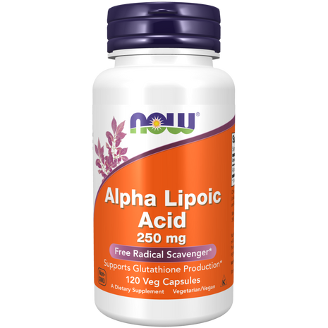 Alpha Lipoic Acid 250 mg Veg Capsules-Antioxidants-AlchePharma