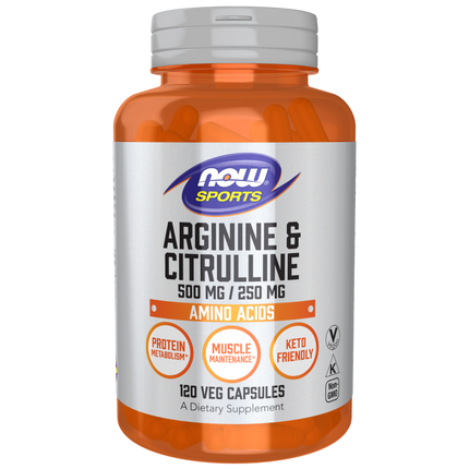 Arginine & Citrulline 500 mg / 250 mg Veg Capsules-Amino Acids-AlchePharma