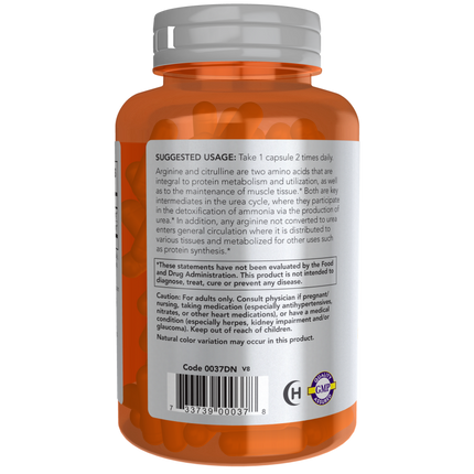 Arginine & Citrulline 500 mg / 250 mg Veg Capsules-Amino Acids-AlchePharma