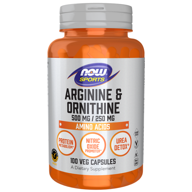 Arginine & Ornithine 500 mg / 250 mg Veg Capsules-Amino Acids-AlchePharma