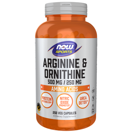 Arginine & Ornithine 500 mg / 250 mg Veg Capsules-Amino Acids-AlchePharma