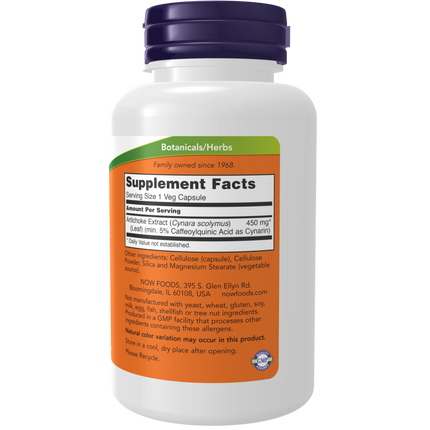 Artichoke Extract 450 mg Veg Capsules-Herbs-AlchePharma