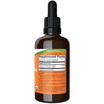 Ashwagandha Extract Liquid, Organic-Herbs-AlchePharma