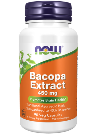 Bacopa Extract 450 mg Veg Capsules-Brain-AlchePharma