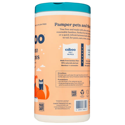 Bamboo Pet Wipes (70ct)-Pet Wipes-AlchePharma