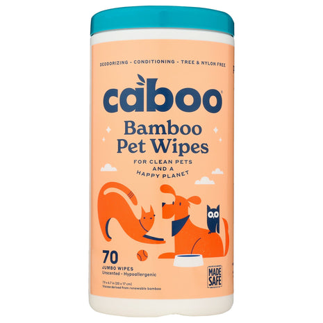 Bamboo Pet Wipes (70ct)-Pet Wipes-AlchePharma