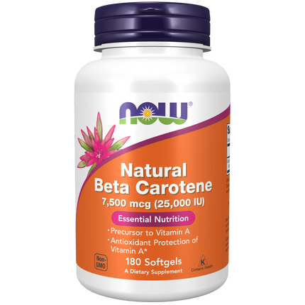 Beta Carotene, Natural 7,500 mcg Softgels-Vitamins-AlchePharma