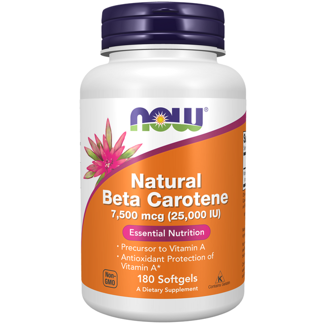 Beta Carotene, Natural 7,500 mcg Softgels-Vitamins-AlchePharma