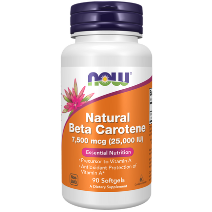 Beta Carotene, Natural 7,500 mcg Softgels-Vitamins-AlchePharma