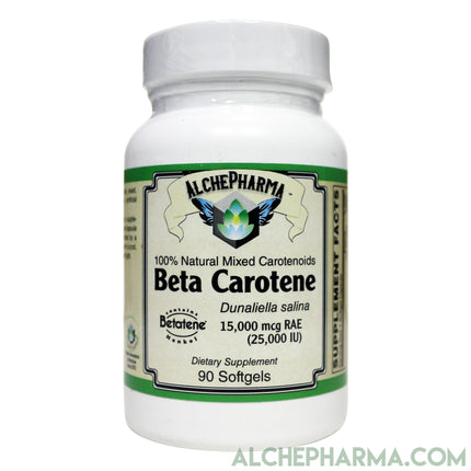 Beta Carotene Patented Betatene®, 100% Natural Mixed carotenoids (Dunaliella Salina) Micro Algae-Anti-Oxidant-AlchePharma