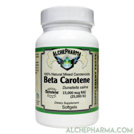 Beta Carotene Patented Betatene®, 100% Natural Mixed carotenoids (Dunaliella Salina) Micro Algae-Anti-Oxidant-AlchePharma