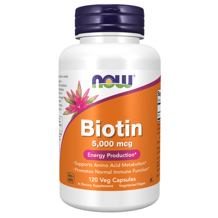 Biotin 5,000 mcg Veg Capsules-Vitamins-AlchePharma
