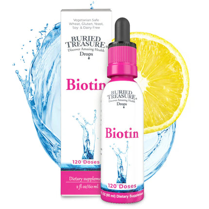 Biotin Drops 2 Fl. Oz.-Vitamins & Supplements-AlchePharma