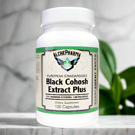 Black Cohosh Extract Plus, European Standardized 2.5% Triterpene glycosides-Herbs-AlchePharma