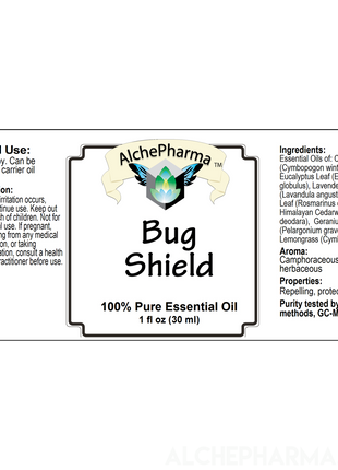 Bug Shield - Essential Oil Blend of Insect Repellant Aromatic Oils - Parve K-1604-Essential Oils-AlchePharma