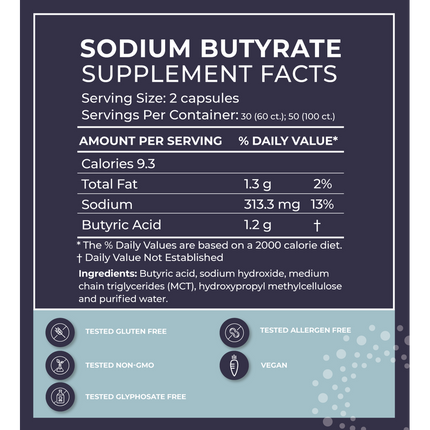 Butyrate: Gut Health Supplement-Gut Health-AlchePharma