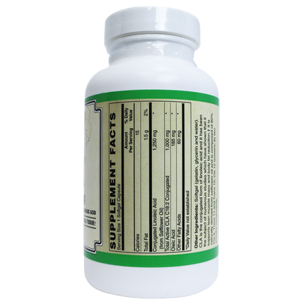 CLA (True Active Conjugated Linoleic Acid) • High Potency - Optimal 1:1 ratio of isomers• 1,250mg Softgels-Weight Management-AlchePharma