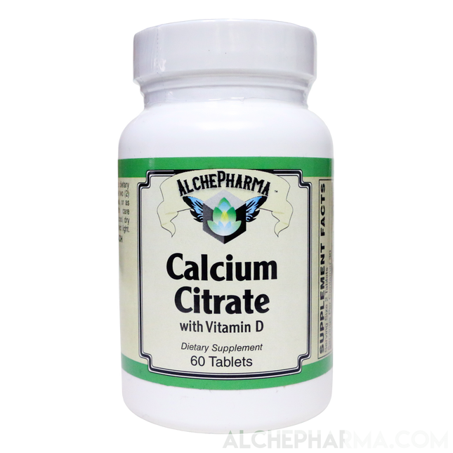 Calcium Citrate with Vitamin D Tablets-Mineral-AlchePharma