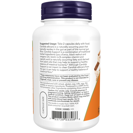 Candida Support Veg Capsules-Digestive Support-AlchePharma