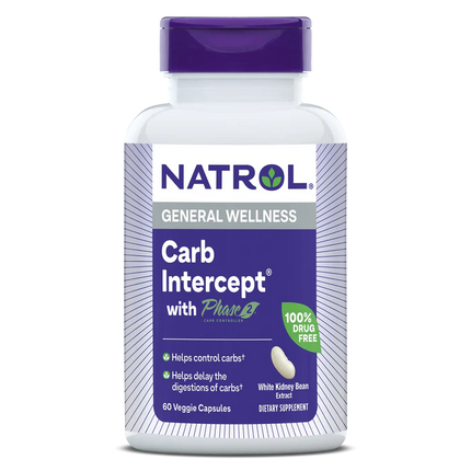 Carb Intercept® With Phase 2® 60 Veg Capsules-Weight Management-AlchePharma