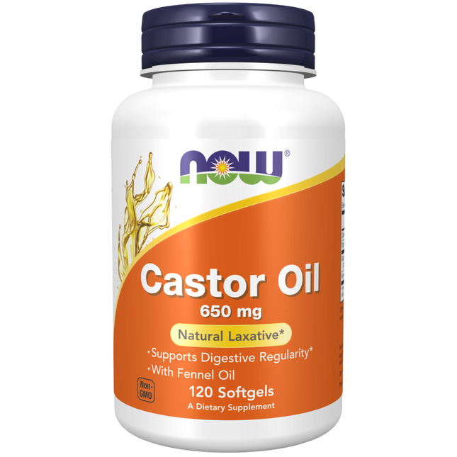 Castor Oil 650 mg Softgels-Nutritional Oils-AlchePharma