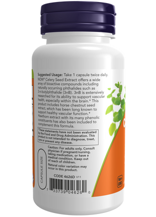 Celery Seed Extract Veg Capsules-Herbs-AlchePharma