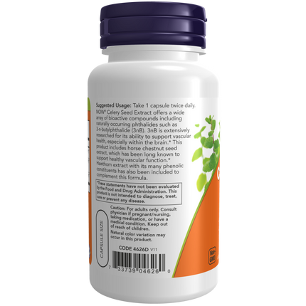 Celery Seed Extract Veg Capsules-Herbs-AlchePharma