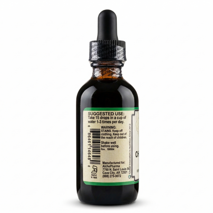 Chlorophyll from Mulberry Leaf as Sodium Copper Chlorophyllin ( 2mg copper per 15 drops) w/ Peppermint Essential Oil-Herbal-AlchePharma
