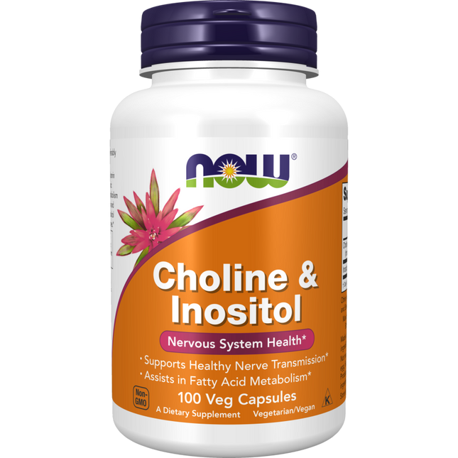 Choline & Inositol Veg Capsules-Vitamins-AlchePharma