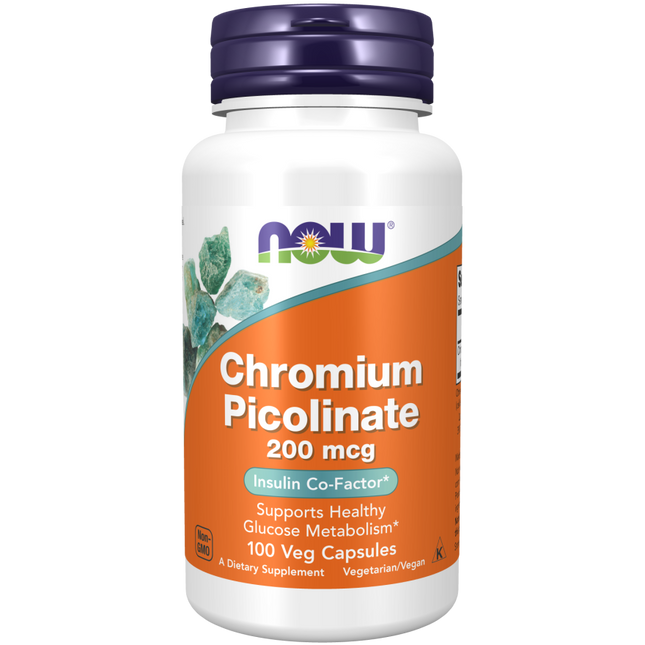 Chromium Picolinate 200 mcg Veg Capsules-Minerals-AlchePharma