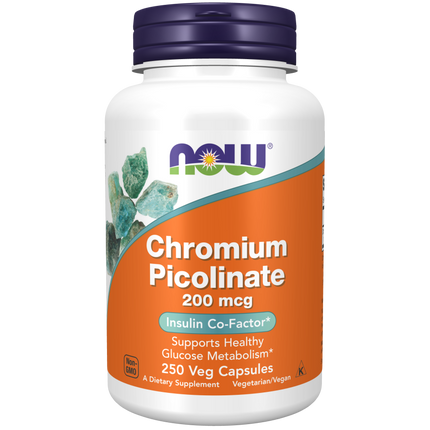 Chromium Picolinate 200 mcg Veg Capsules-Minerals-AlchePharma