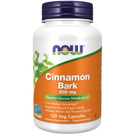 CINNAMON BARK 600MG 120 VCAPS-Herbs-AlchePharma