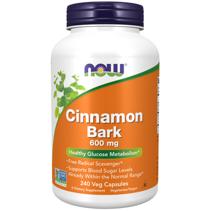 CINNAMON BARK 600MG 120 VCAPS-Herbs-AlchePharma