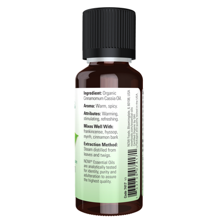 Cinnamon Cassia Oil, Organic-Aromatherapy-AlchePharma