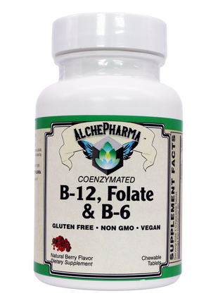 Coenzymated B-12, Folate & B-6-Vitamins & Supplements-AlchePharma