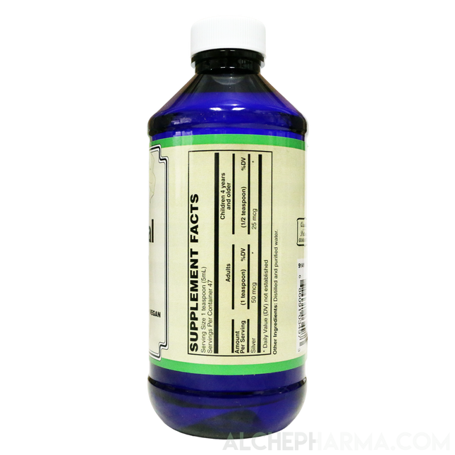 Colloidal Silver 10 PPM, Pure-Vitamins & Supplements-AlchePharma