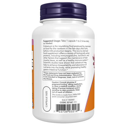 Colostrum 500 mg Capsules-Immune System Enhancers-AlchePharma