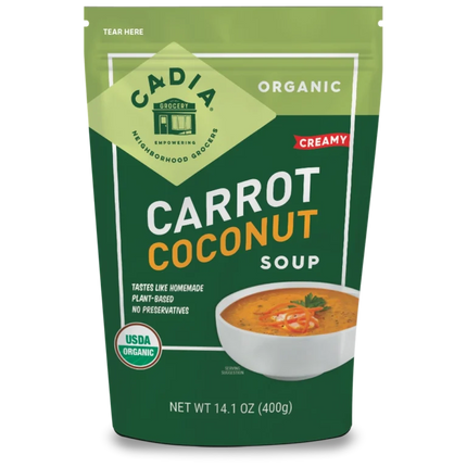 Creamy Carrot Coconut Soup 14.1 Oz. (Organic)-Soup-AlchePharma