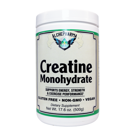 Creatine Monohydrate - [ 100% Pure, Highest Quality, Pharmaceutical Grade ]-Fitness-AlchePharma