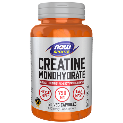 Creatine Monohydrate 750 mg Veg Capsules-Sports Nutrition-AlchePharma