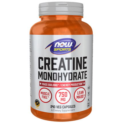 Creatine Monohydrate 750 mg Veg Capsules-Sports Nutrition-AlchePharma