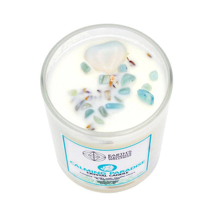 Crystal Candle, Calming Paradise - pack of 6-AlchePharma