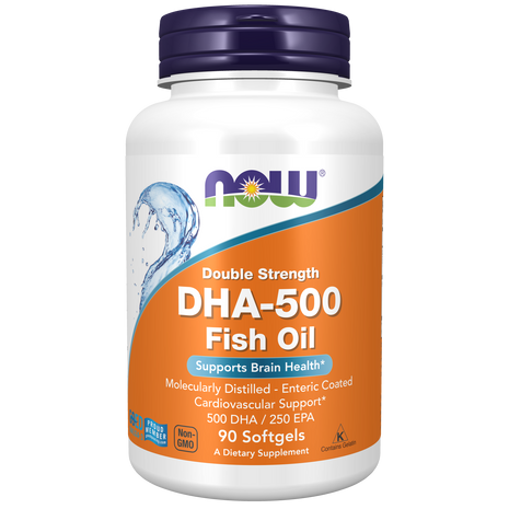 DHA-500 Fish Oil, Double Strength Softgels-Nutritional Oils-AlchePharma