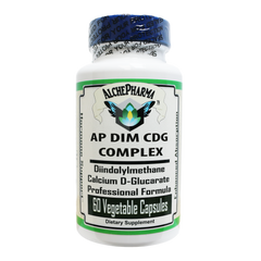 DIM-CDG Complex Professional Diindolylmethane, Calcium D-Glucarate-Hormone Balance-AlchePharma