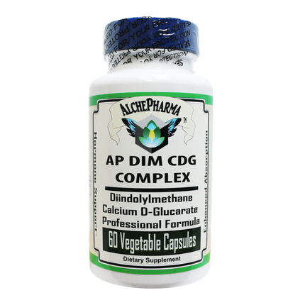 DIM-CDG Complex Professional Diindolylmethane, Calcium D-Glucarate-Hormone Balance-AlchePharma