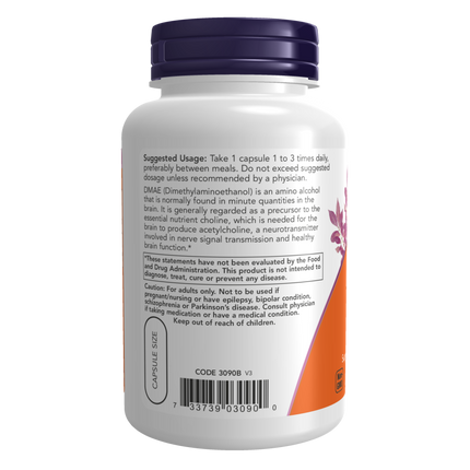 DMAE 250 mg Veg Capsules-Mental Fitness/Mood Support-AlchePharma