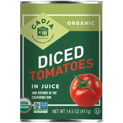 Diced Tomatoes in Juice 14.5 Oz. (Organic)-Canned Food-AlchePharma